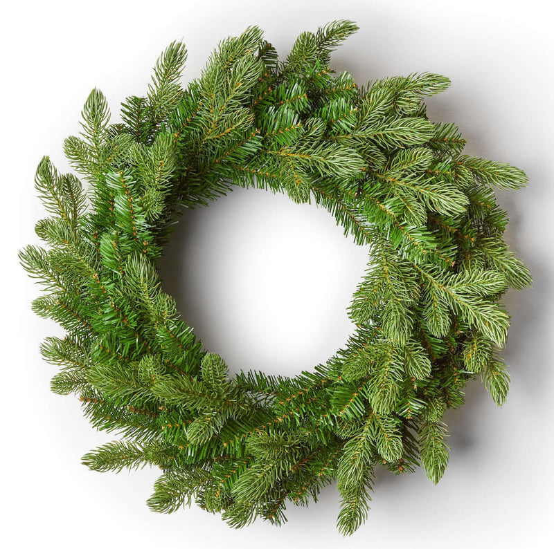 24" Cypress Spruce Wreath Unlit