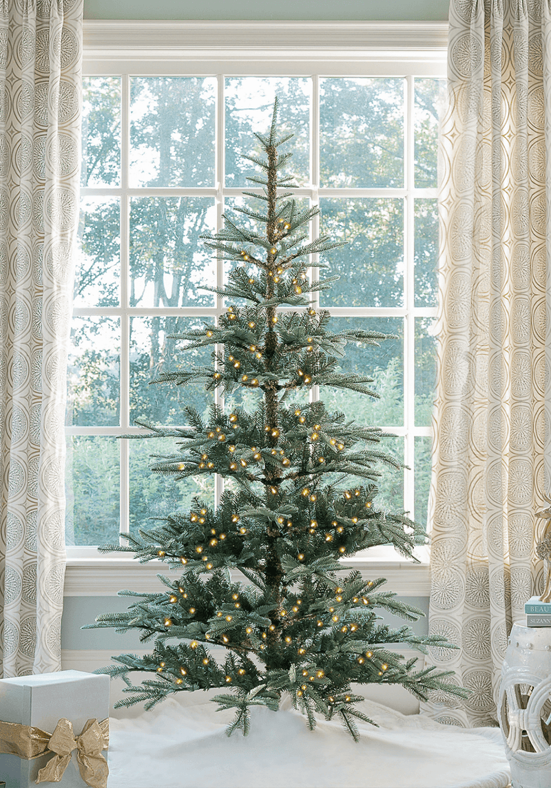9' King Noble Fir Artificial Christmas Tree with 700 Warm White LED Lights