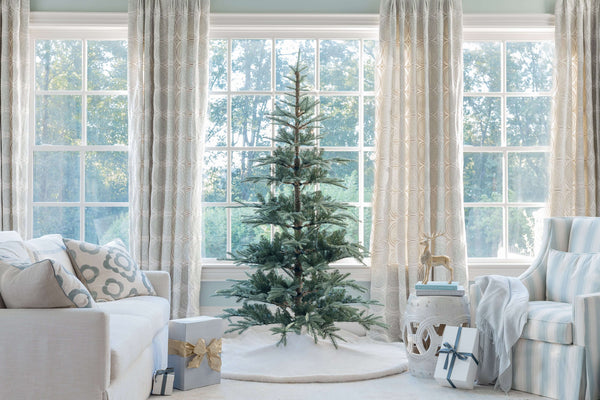 (OPEN BOX) 7' King Noble Fir Artificial Christmas Tree Unlit, FINAL SALE
