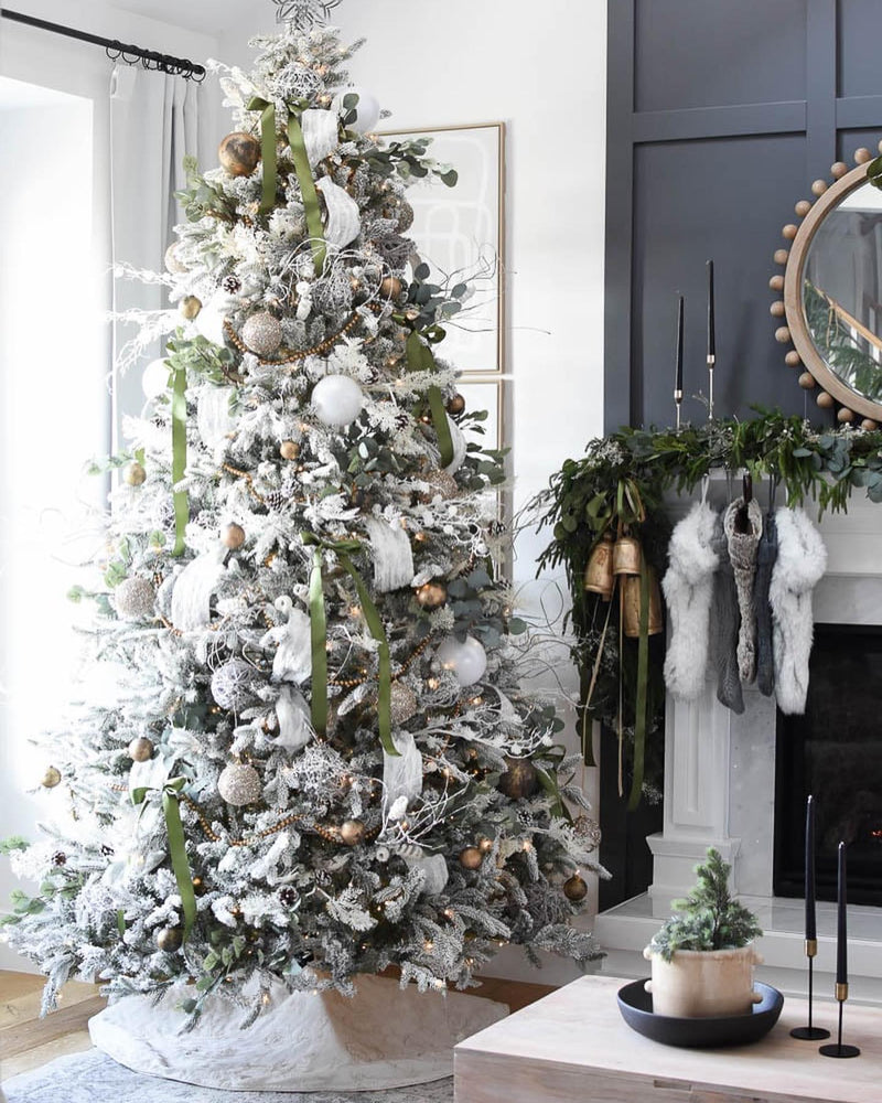 10' Queen Flock® Artificial Christmas Tree Unlit