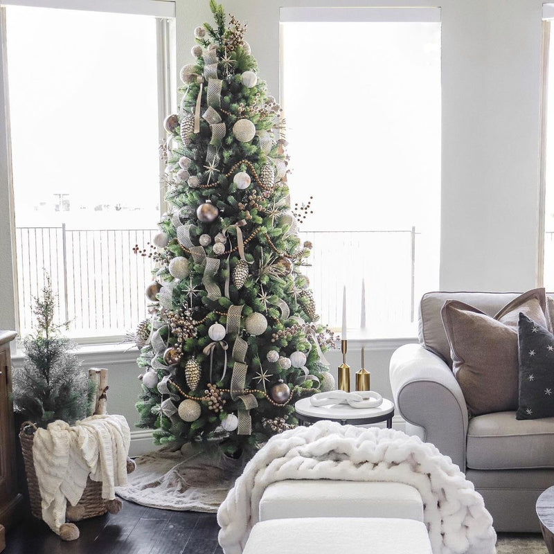 9' Royal Fir Slim Artificial Christmas Tree Unlit