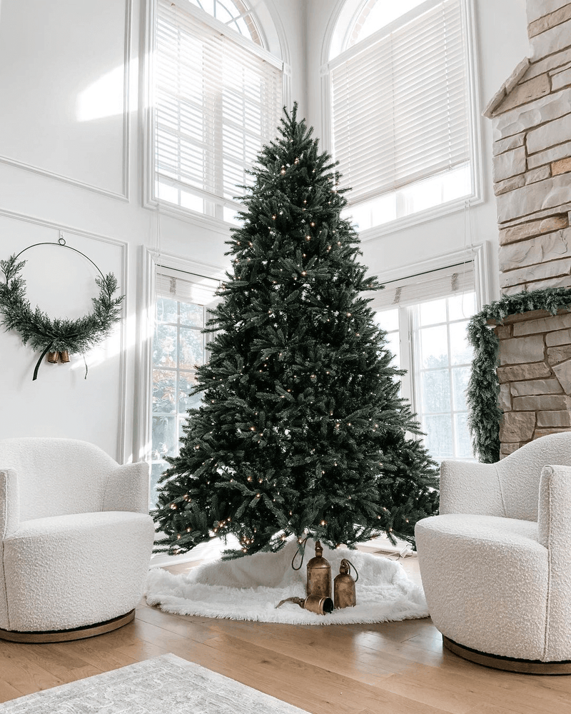 8' Tribeca Spruce Blue Artificial Christmas Tree Unlit