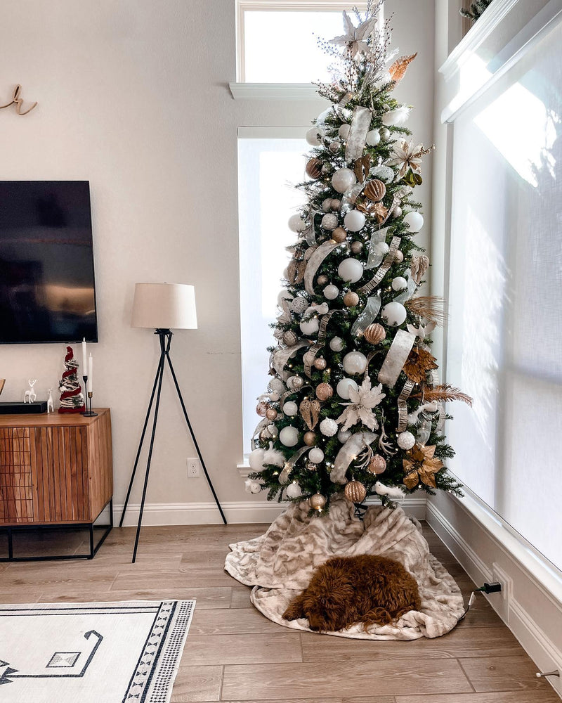 6.5' Yorkshire Fir Slim Artificial Christmas Tree Unlit