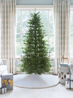 7.5' Alpine Fir Slim Artificial Christmas Tree Unlit