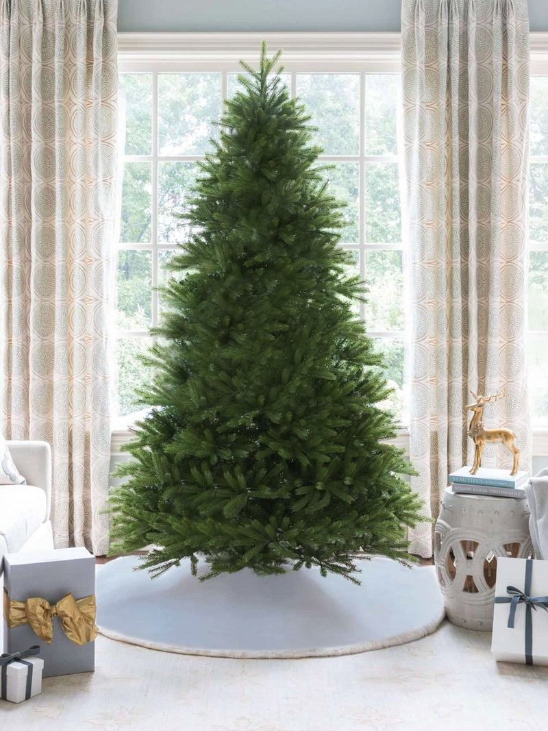 10' King Fraser Fir Artificial Christmas Tree with 1600 Warm White & Multi-Color LED Lights