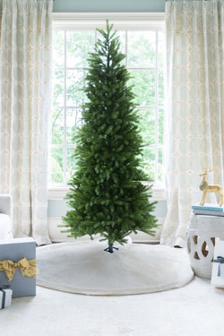 7.5' King Fraser Fir Slim Artificial Christmas Tree Unlit